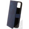 Pouzdro a kryt na mobilní telefon Apple 1Mcz Velvet Book flipové Apple iPhone 15 Plus tmavě modré