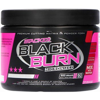 Stacker Black Burn Micronized 300 g