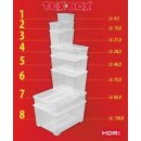 HEIDRUN Box úložný TEX BOX 21l