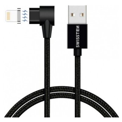 Swissten 71527800 Arcade Textilní datový kabel USB - Lightning 1.2m černý – Zboží Mobilmania