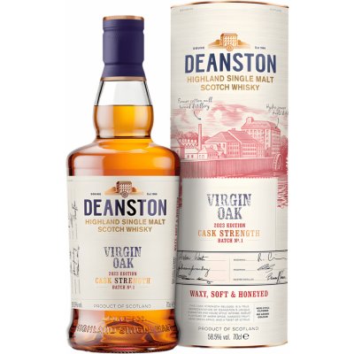 Deanston Virgin Oak 2023 58,5% 0,7 l (tuba) – Hledejceny.cz