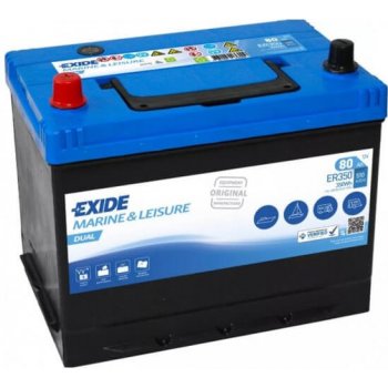 Exide Dual 12V 80Ah 510A ER350