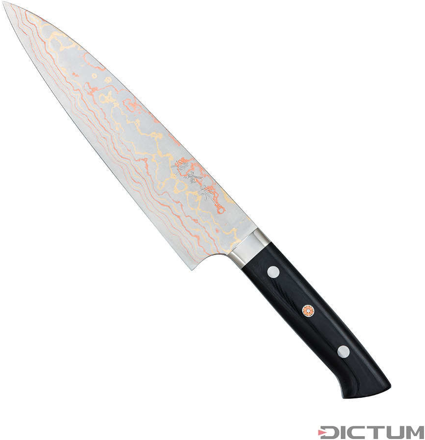 Dictum Japonský nůž Saji Rainbow Hocho Gyuto Fish and Meat Knife 210 mm