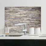 Crearreda Samolepicí kuchyňský panel KP Stones 67213 Kamenná stěna 1 arch 47x65 cm – Sleviste.cz