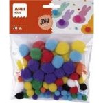 APLI POM-POM kuličky 78 ks – Zboží Mobilmania