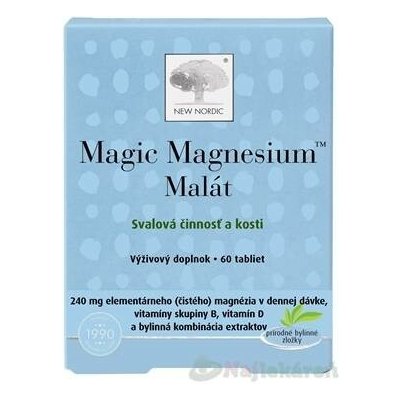 NEW NORDIC Magic Magnesium Malate 60 tablet – Hledejceny.cz