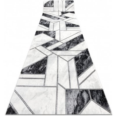 Makro Abra EMERALD 81953 krémový černý stříbrný metráž 70 cm – Zboží Mobilmania