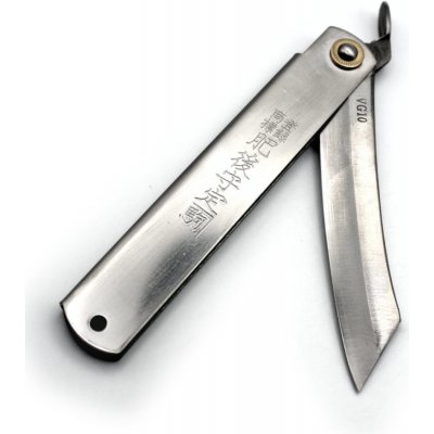 NAGAO Japonský zavírací nůž Higonokami z oceli VG10 Warikomi - 75 mm, nerez HN075VG – Hledejceny.cz