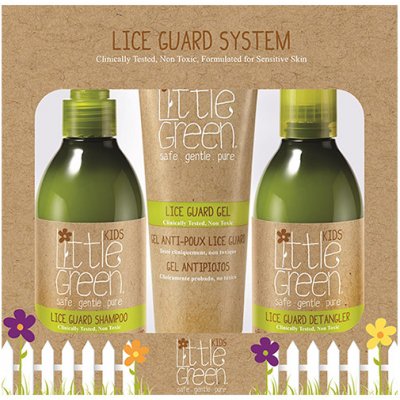 Little Green Lice Guard System šampon proti vším 240 ml + kondicionér proti vším 240 ml + gel proti vším 125 ml dárková sada – Zbozi.Blesk.cz