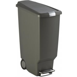 Simplehuman CW1363 Pedálový 40 l úzký šedý plast