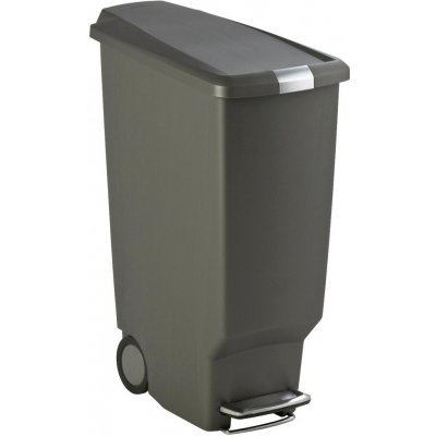 Simplehuman CW1363 Pedálový 40 l úzký šedý plast – Zbozi.Blesk.cz