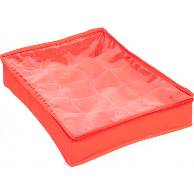 Atmosphera Úložný box na koule Ø 7,5 cm 20 přihrádek červený – Sleviste.cz