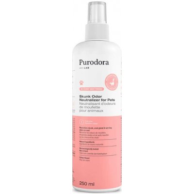 PurodoraLab Pohlčovač pachu skunka, fretky a tchoře na zvířata 250 ml – Hledejceny.cz