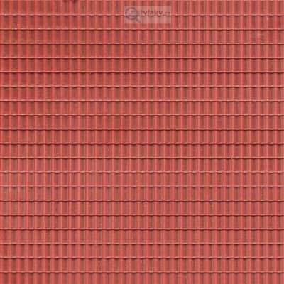 Auhagen H0 TT Střecha krytina taška hnědočervená 2ks 10x20cm z plastu 52225 – Zboží Dáma