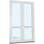 Kömmerling balkonové dveře 70 AD O+OS klapačka s příčkou pravé bílá 120 x 220 cm jednostranná klika + madýlko + PVC rám – Hledejceny.cz