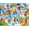Puzzle Larsen Děti ve světě 15 dílků