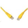 síťový kabel Solarix C5E-114YE-0,5MB Patch, CAT5E, UTP, PVC, 0,5m, žlutý