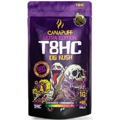 Canapuff T8HC Og Kush 99 % THC 0,2 % 1 g – Sleviste.cz