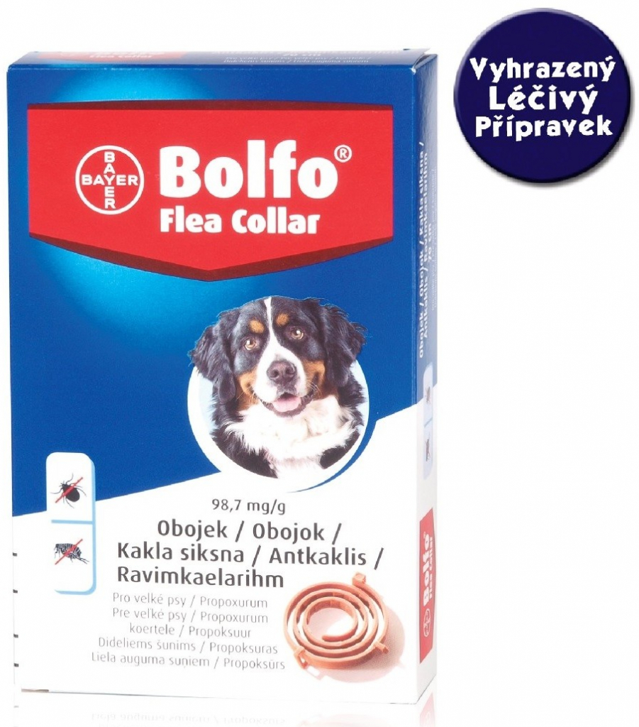 Bolfo obojek pro velké psy 70 cm od 236 Kč - Heureka.cz