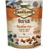 Pamlsek pro psa Carnilove Crunchy Snack Ostrich & Blackberries 200 g