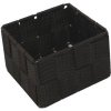 Úložný box Compactor TEX košík S Úložný organizér do zásuvky 12 x 12 x 7 cm čokololádový