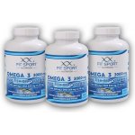 FitSport Nutrition 3x Omega 3 3000 mg Pure Fish Oil + Vitamin E 150 softgels – Hledejceny.cz