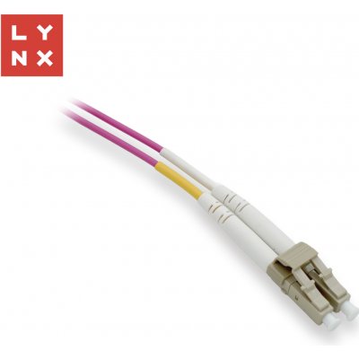 Lynx CS LX-DPX-LC/LC-OM4-5 duplexní patch MM OM4 LC/LC 50/125µm 5m – Zboží Živě
