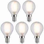 Paulmann P 29097 Filament 230V LED kapka E14 5x4,8W 2700K mat – Zboží Mobilmania