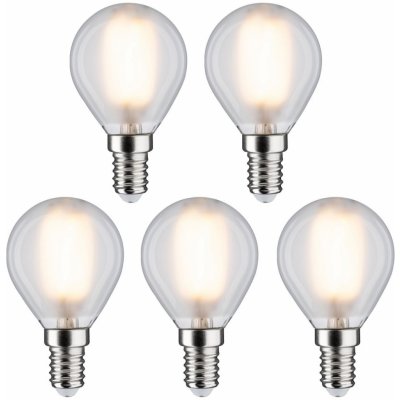 Paulmann P 29097 Filament 230V LED kapka E14 5x4,8W 2700K mat – Zboží Mobilmania