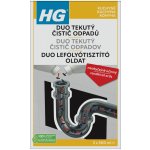 HG tekutý DUO čistič odpadů 2 x 500 ml – Zboží Dáma