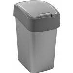 Curver Flipbin 02172-686 50 l stříbrný/černý – Zbozi.Blesk.cz