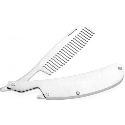 Amparo Miranda hřeben na vousy Barber Stainless Steel – Sleviste.cz
