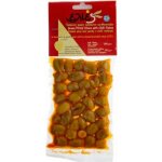 Ilida Olivy zelené bez pecky s mletou chilli paprikou 100 g – Sleviste.cz