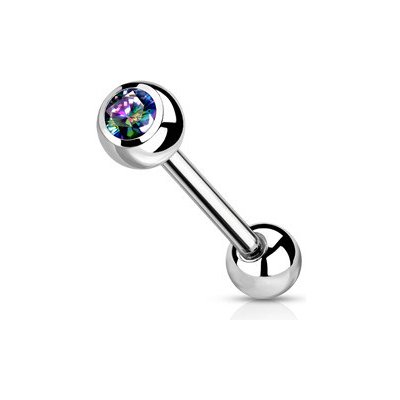 Šperky4U piercing do jazyku titan TIT1017-VM – Sleviste.cz