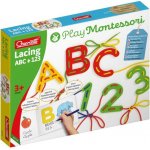 Quercetti Lacing ABC+123 – Zboží Mobilmania