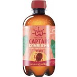 Captain Kombucha Kombucha bio broskev 400 ml – Sleviste.cz