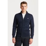 Gant svetr Casual Cotton Zip Cardigan modrá – Sleviste.cz