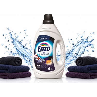 Enzo Deluxe Black prací gel 2v1 4 l 100 PD – Hledejceny.cz