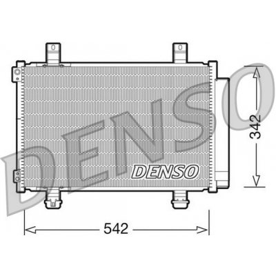 Kondenzátor klimatizace DENSO DCN47005 – Zboží Mobilmania