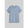 Pánské Tričko Gant tričko SLIM SHIELD V-NECK T-SHIRT modrá