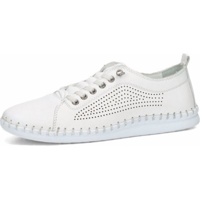 Robel dámské kožené polobotky bílé – Sleviste.cz