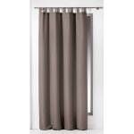 Douceur d'intérieur Závěs na rovnátka 140 x 260 cm Essentiel, taupe hnědá – Zboží Dáma