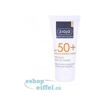 Ziaja Med Protecting Matující opalovací krém mastnou a smíšenou pleť SPF50+ UVA + UVB 50 ml