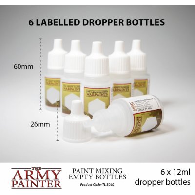 Army Painter Mixing Empty Bottles sada míchacích lahviček – Zboží Živě
