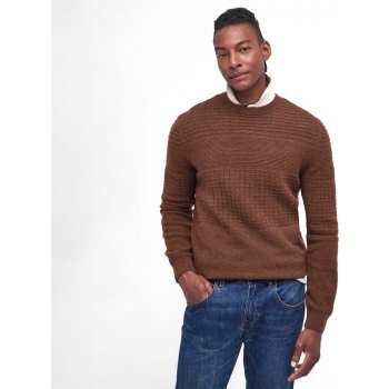 Barbour Pegswood Knitted Jumper pestře texturovaný svetr