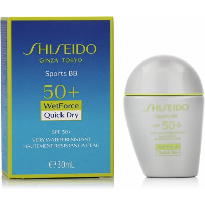 Shiseido WetForce Quick Dry Sports BB Compact SPF50+ Very Dark 12 g – Zboží Mobilmania