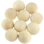 Ulanik Dřevěné kuličky 10 Balls unfinished 30 mm – Sleviste.cz