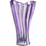 Aurum Crystal BOHEMIA PLANTICA VÁZA 320MM FIALOVÁ – Hledejceny.cz