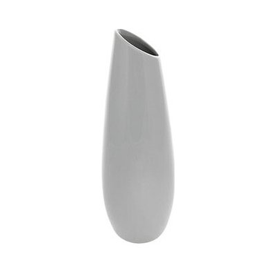 Keramická váza Oval, 12 x 36 x 12 cm, šedá – Hledejceny.cz
