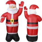 Nafukovací Santa Claus 180 cm LED – Hledejceny.cz